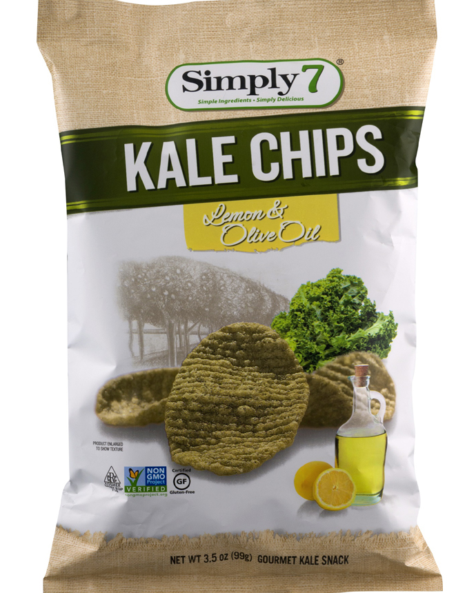 Simply7 Lemon & Olive Oil Kale Chips 