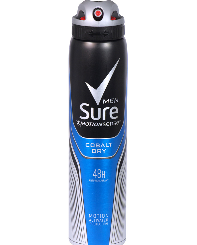 Sure Men Cobalt Dry Body Spray 