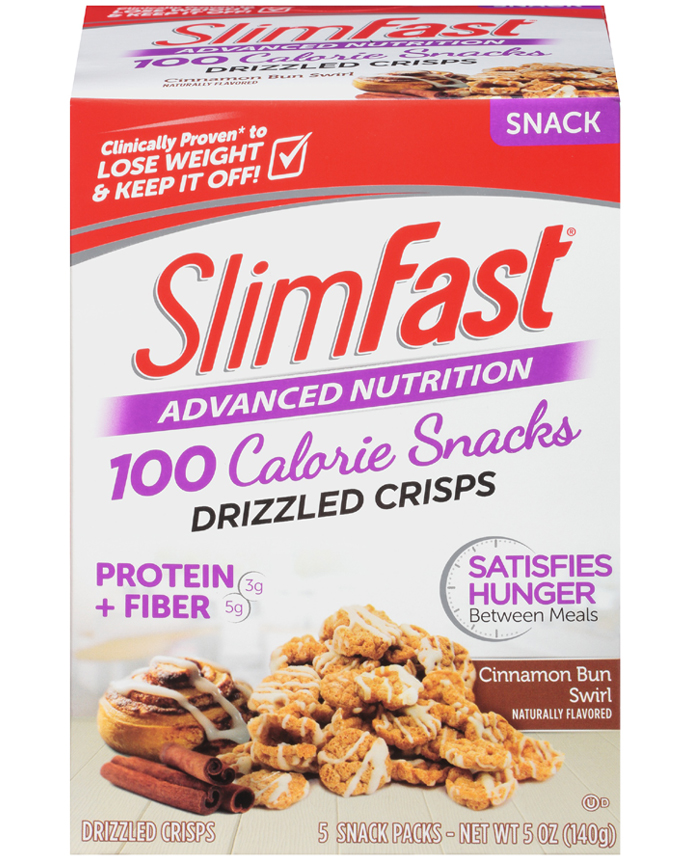 Slim Fast Advanced Nutrition Cinnamon Bun Swirl Drizzled 