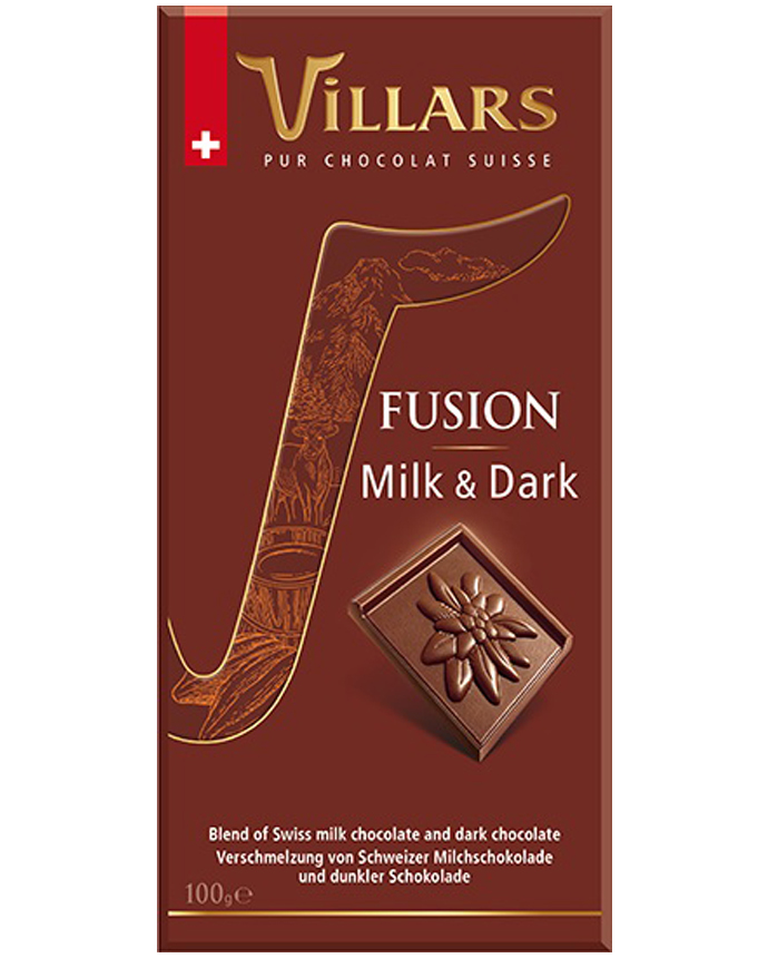 Villars Fusion Milk & Dark Chocolate