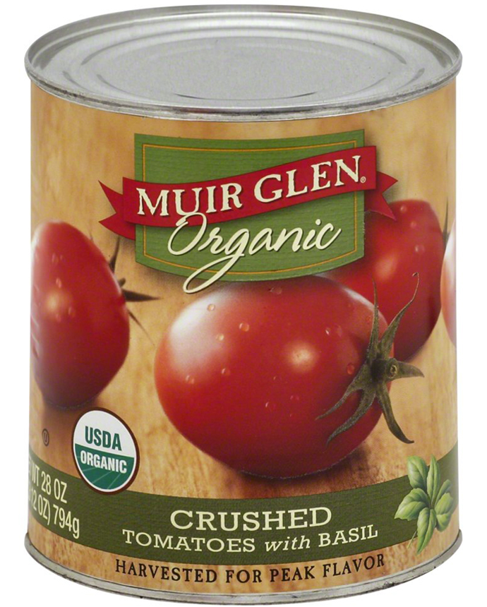 Muir Glen Organic Crushed With Basil Tomatoes