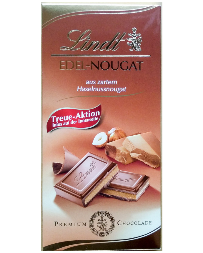 Lindt Noble Nougat Table Chocolate