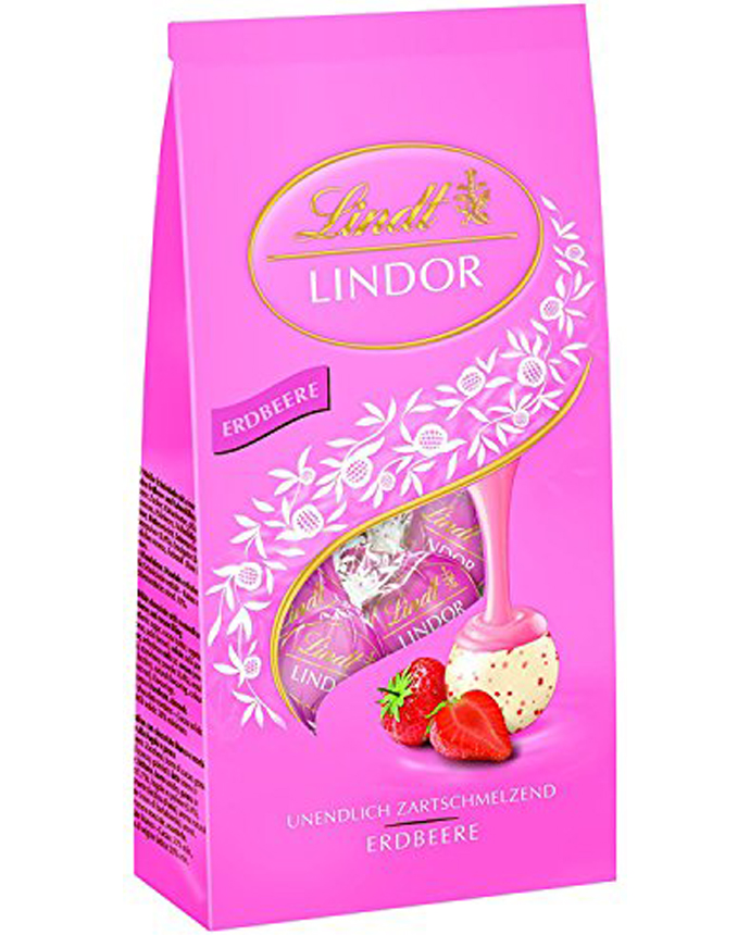 Lindt Lindoor Ball Strawberry Cream Chocolate