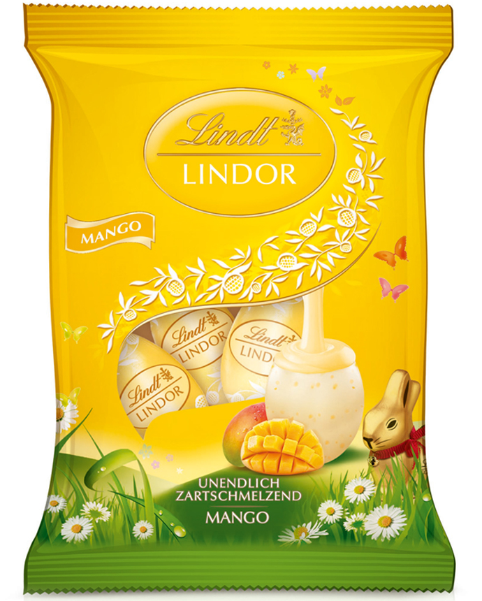 Lindt Mango Chocolate Mini Eggs 90g