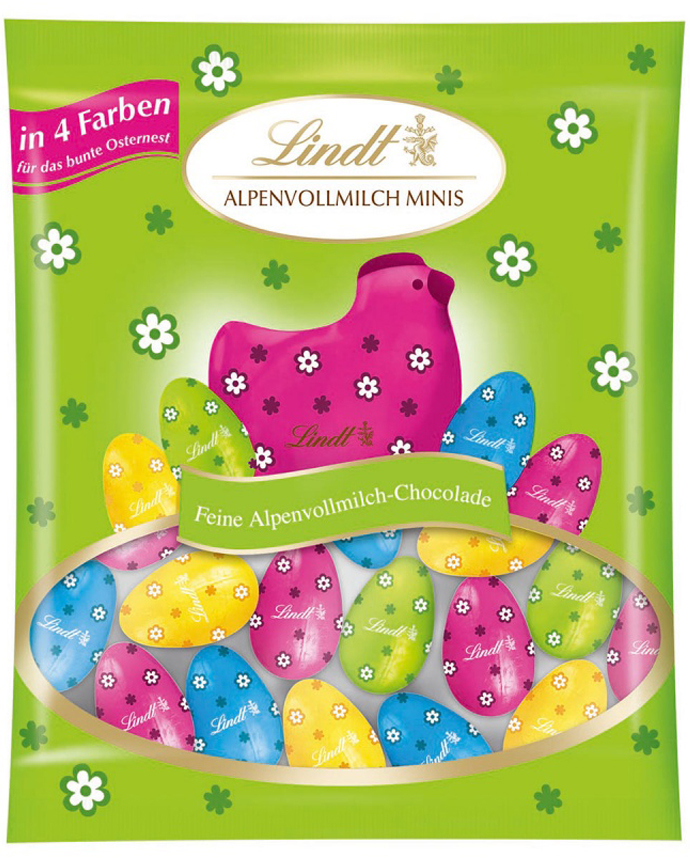 Lindt Alpine Milk Minis Easter Eggs 180g
