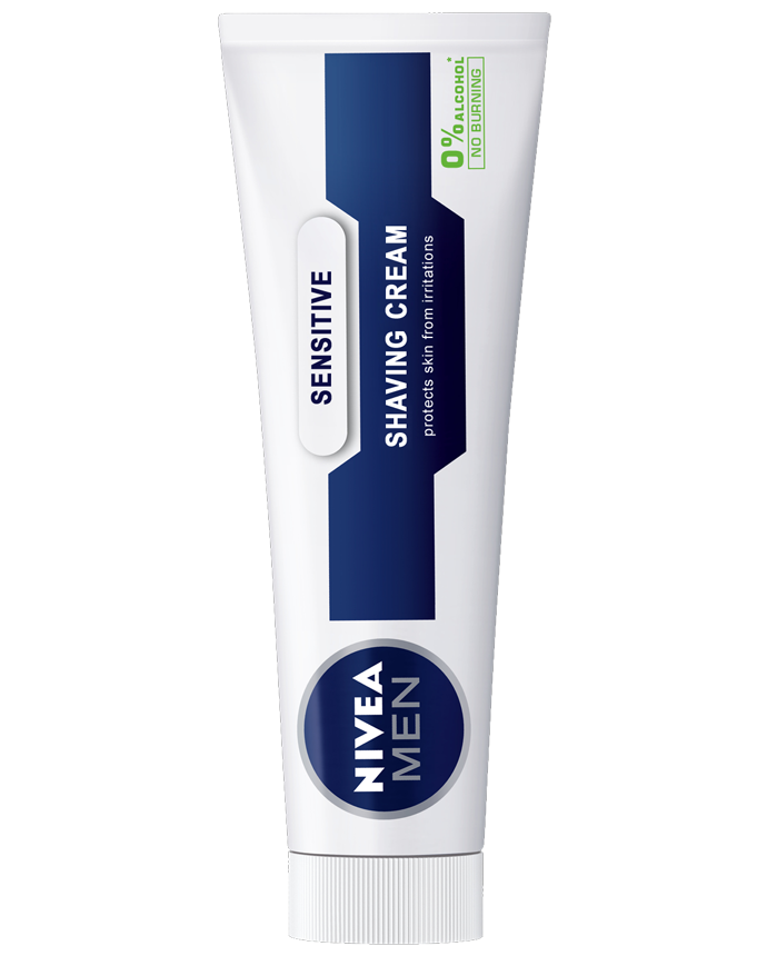 Nivea Sensitive Shaving Cream for Men - Alcohol Free