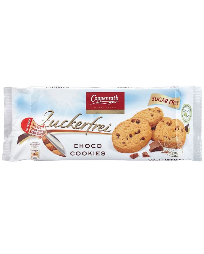 Coppenrath Sugarfree Choco Cookies 200g