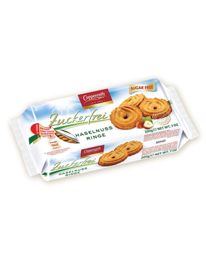 Coppenrath Sugarfree Hazelnut Cookies 200g