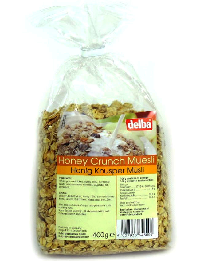 Delba Honey Crunch Muesli