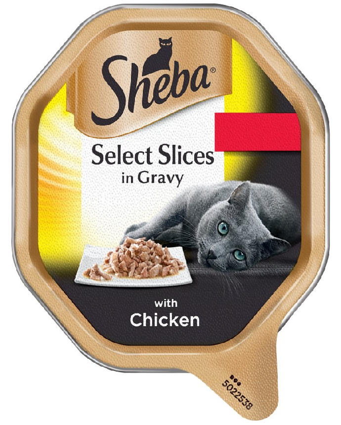 Sheba Select Slices in Gravy with Chicken Tin 85 Grams