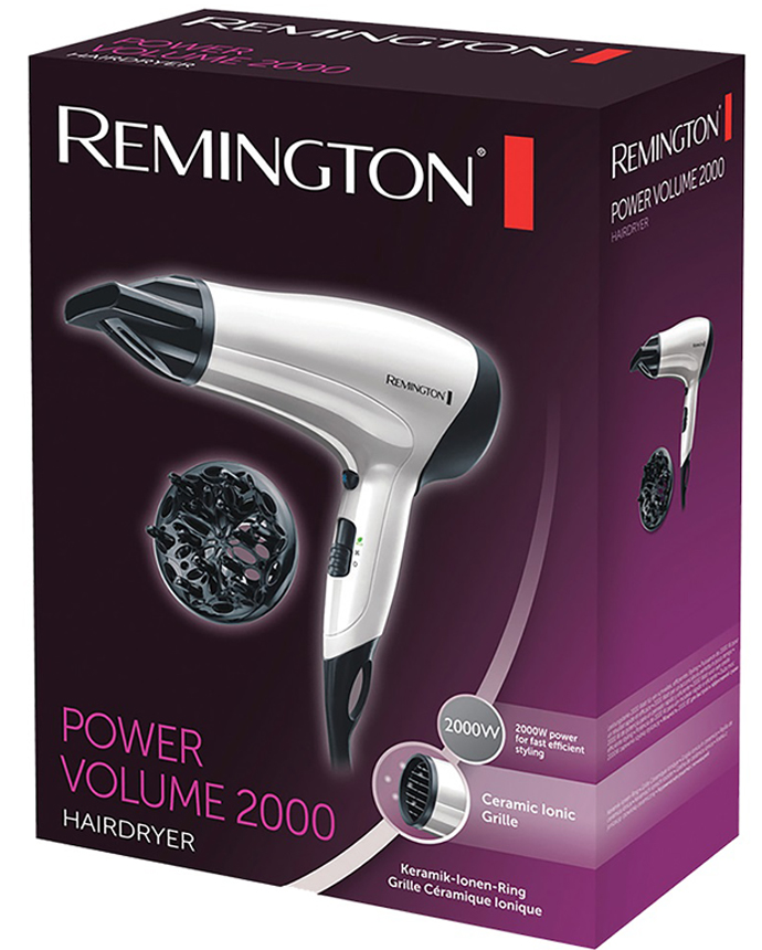 Remington Hair Dryer Power Volume 2000 D3015 