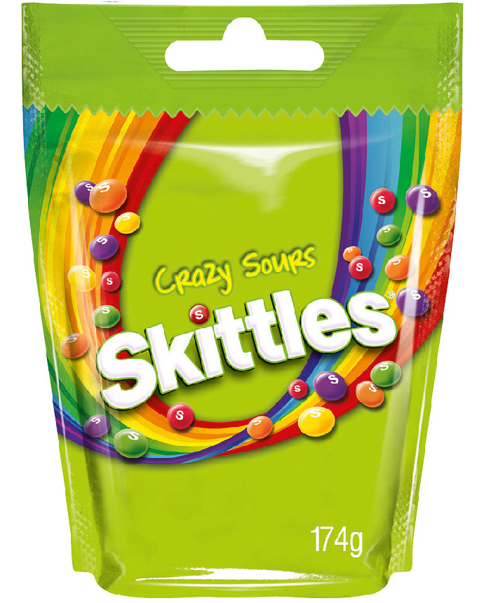 Skittles Crazy Sours Pouch