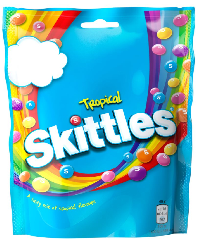 Skittles Tropical Pouch Candy
