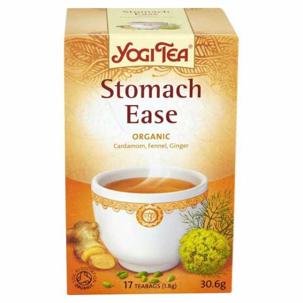 Yogi Tea Stomach Ease Organic Cardamom Fennel Ginger Tea
