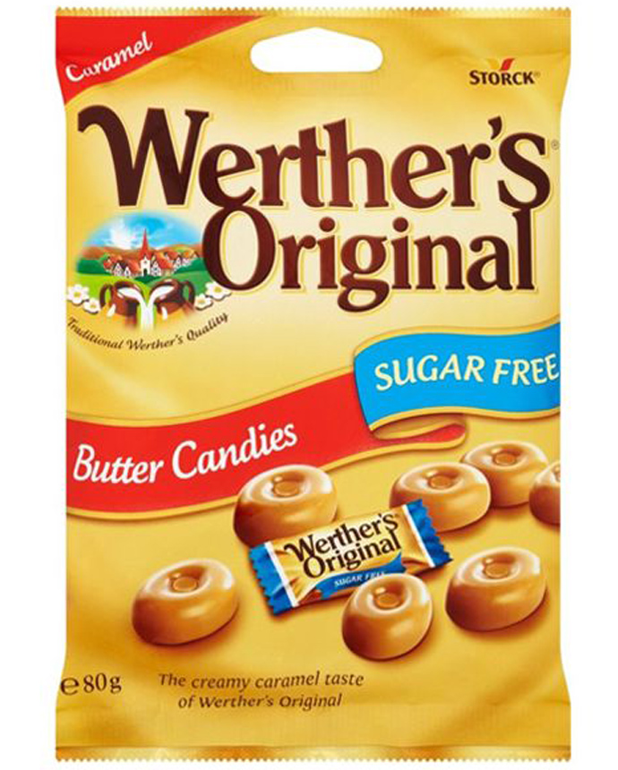 Werther's Original Sugar Free Butter Candies 80g 