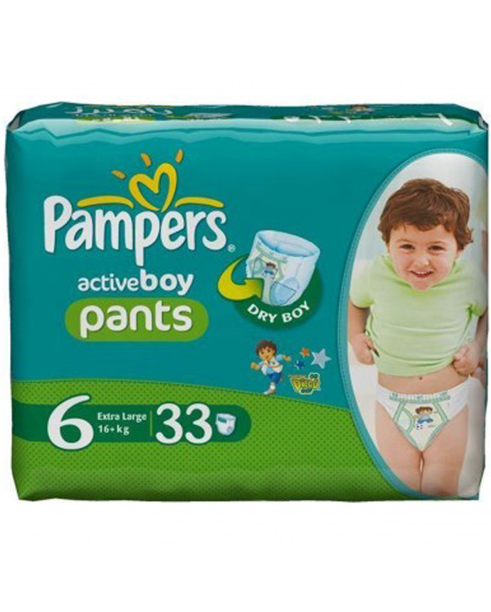 Pampers Active Boy Pants Diapers-6 