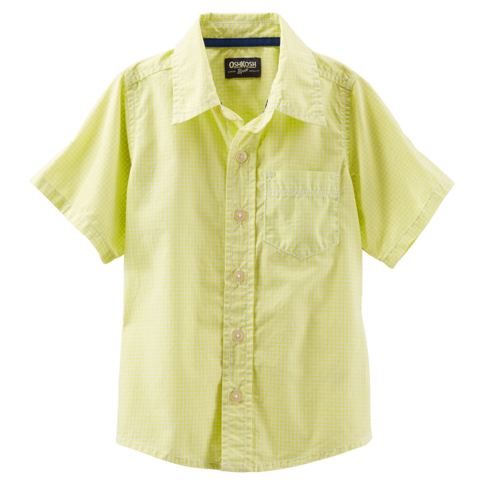 Oshkosh Bgosh Little Boys Plaid Poplin Shirt