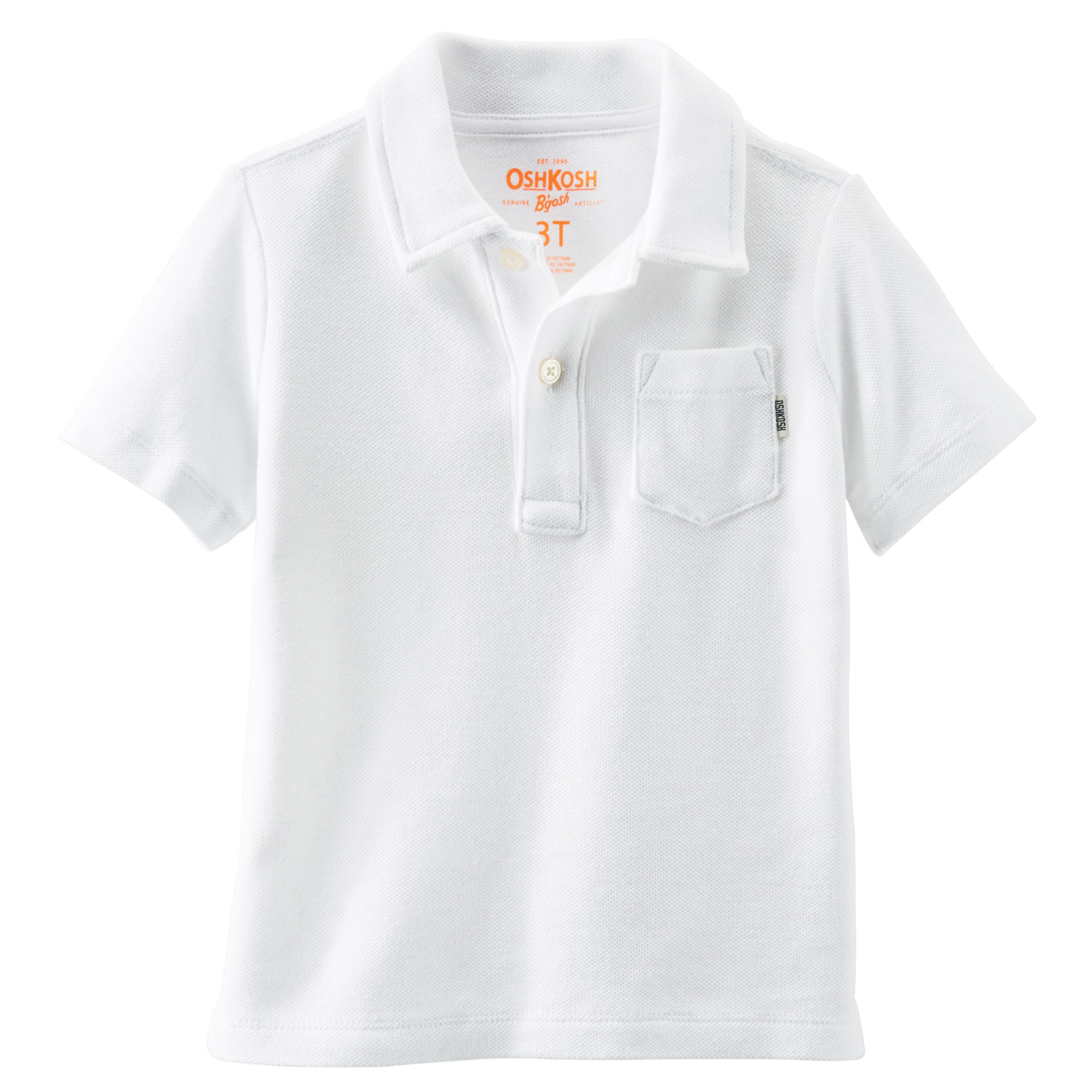 OshkoLittle Boys Pique Polo T Shirt