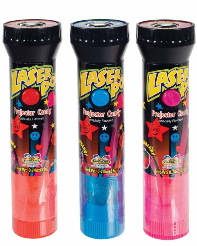 Kidsmania Laser Pops Projector Light Candy