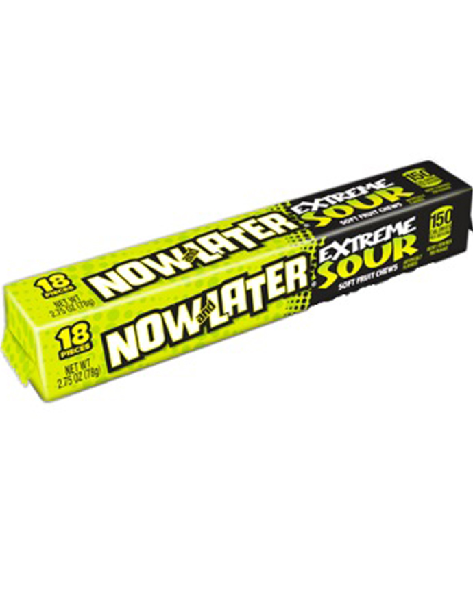 Now & Later Extreme Sour Assorted Fruit Flavor Chews