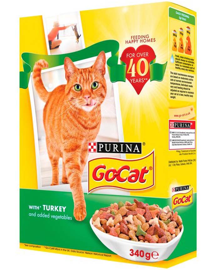 Purina Go Cat Turkey & Vegetable Cat Food 