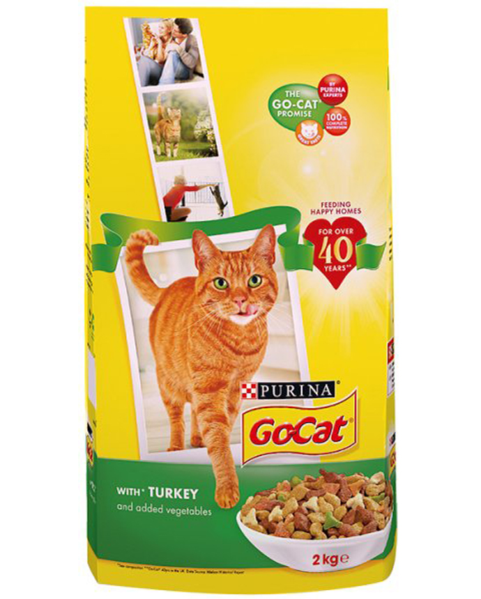 Purina Go Cat With Turkey Vegetable Cat Food 