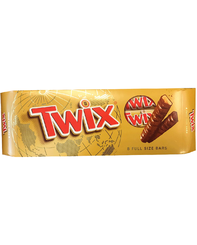 Twix Full Size Bar Chocolate - 8 Pack