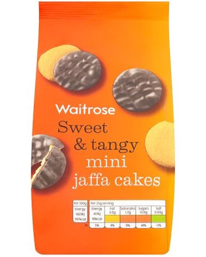 Waitrose Sweet & Tangy Mini Jaffa Cakes 125g