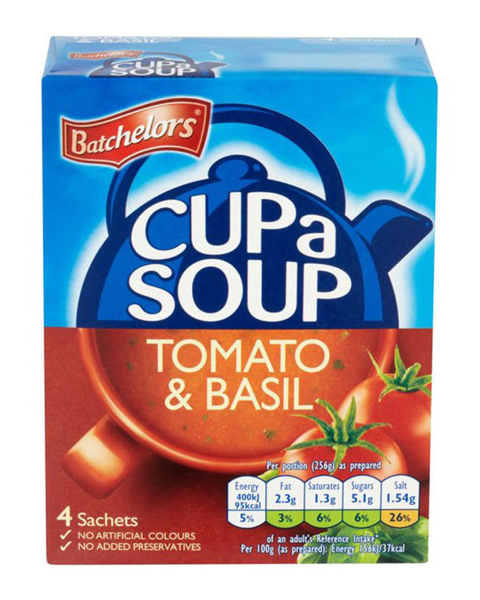 Batchelors  Tomato & Basil Cup A Soup