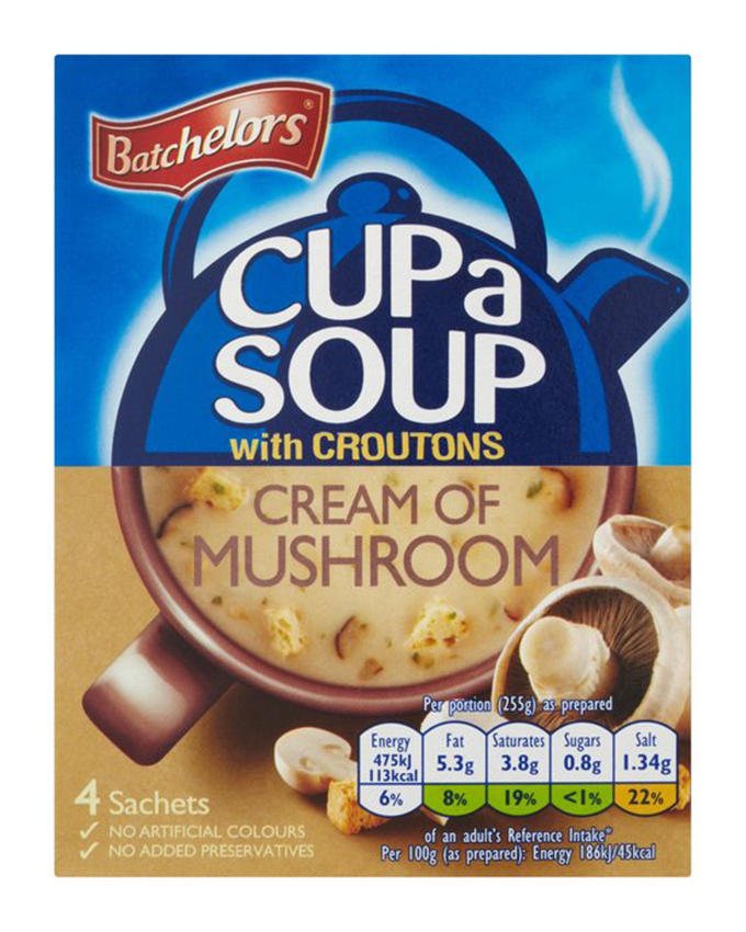 Batchelors  Cream Of Mushroom With Croutons