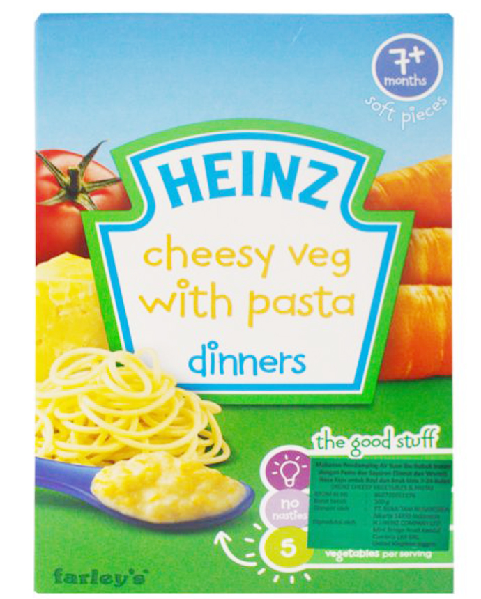 Heinz 7 Month Cheesy Vegetable Pasta Packet 100g