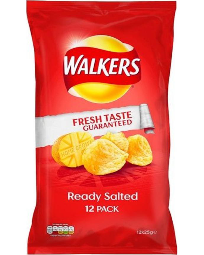 Walkers Chips Vareirty Pack 12x25, 300g