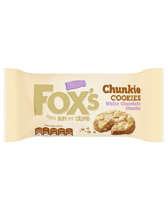 Fox's Chunkie Cookie White Chocolate 180g