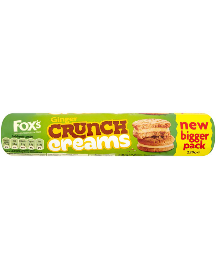 Fox's Ginger Crunch Creams Biscuits