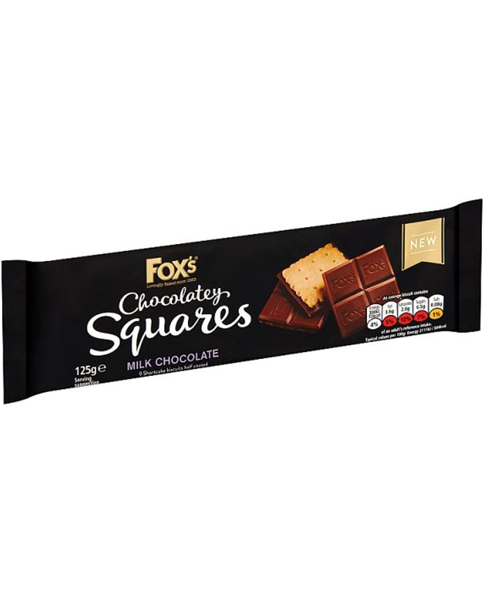 Fox's Chocolatey Squares Milk Chocolate 125g 