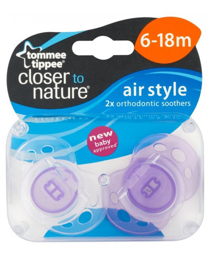 Tommee Tippee Air Style Soother 6-18m