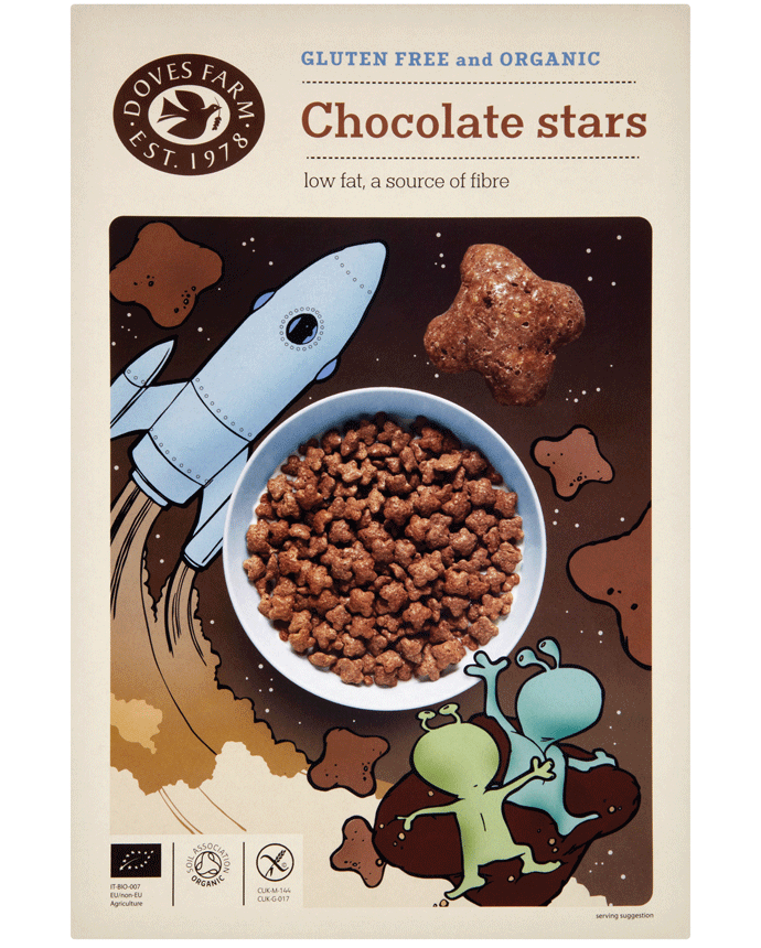 Doves Farm Gluten-Free Chocolate Stars