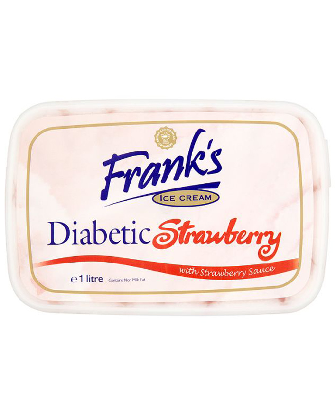 Franks Ice Cream Diabetic Strawberry