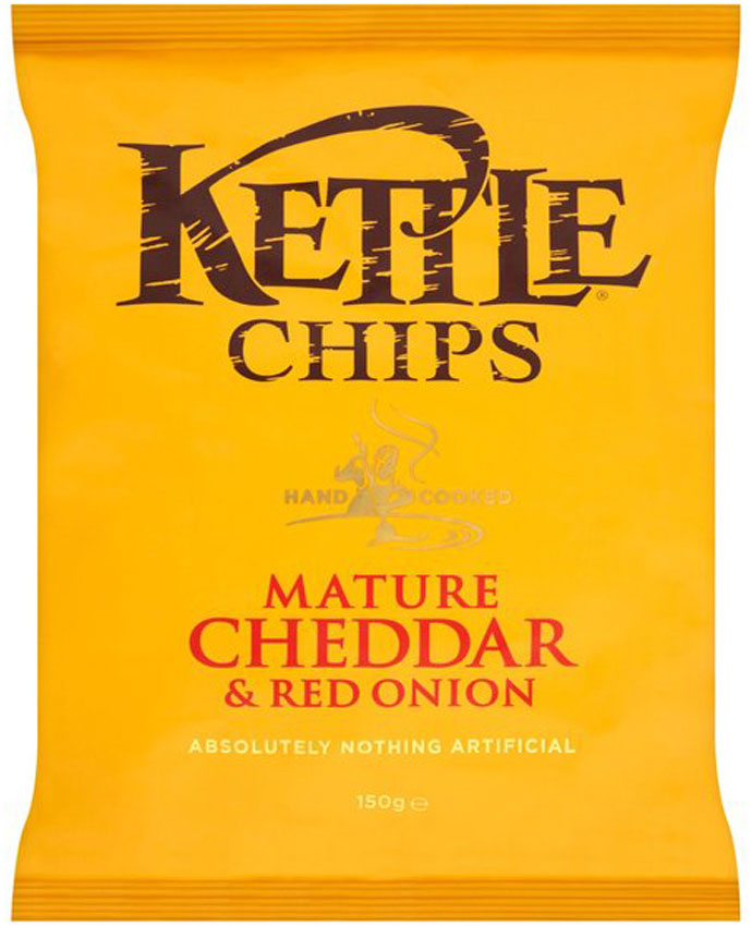 Kettle Mature Cheddar Cheese & Red Onion Potato Chips