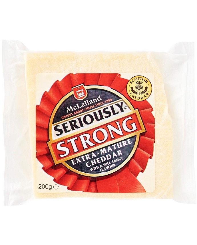 McLelland Seriously Strong Extra Mature White Cheddar Cheese