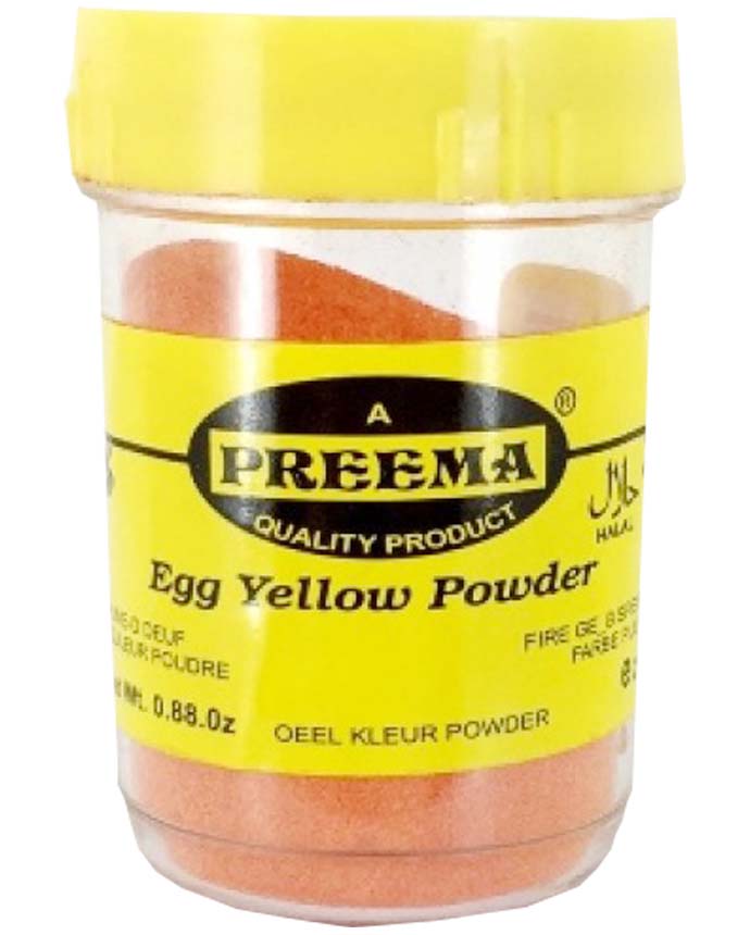 Preema Egg Yellow Food Colour Powder