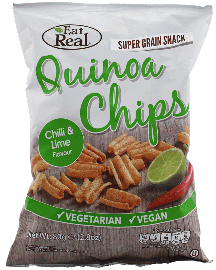 Eat Real Quinoa Chilli & Lime Flavoured Chips