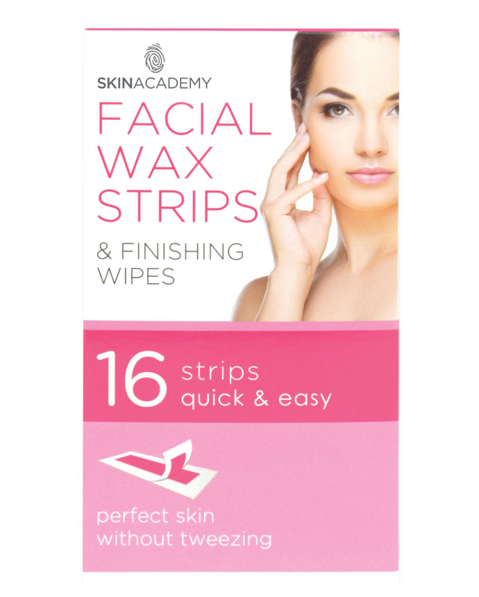 Skin Academy Facial Wax Strip 16 Pcs