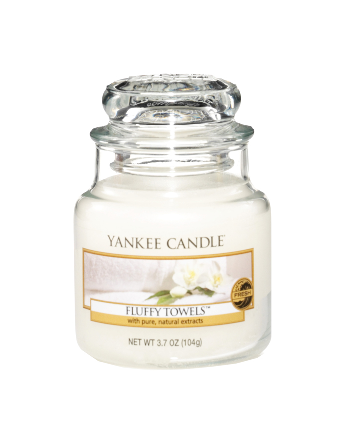 Yankee Candle Fluffy Towels Small Jar Candle 104g