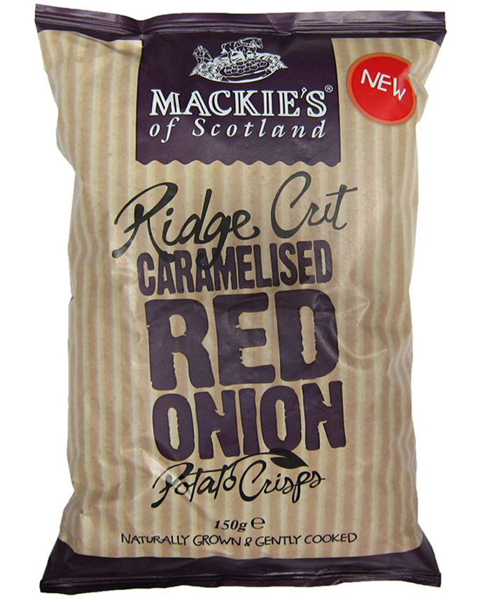 Mackies Ridge Cut Caramelised Red Onion Crisps