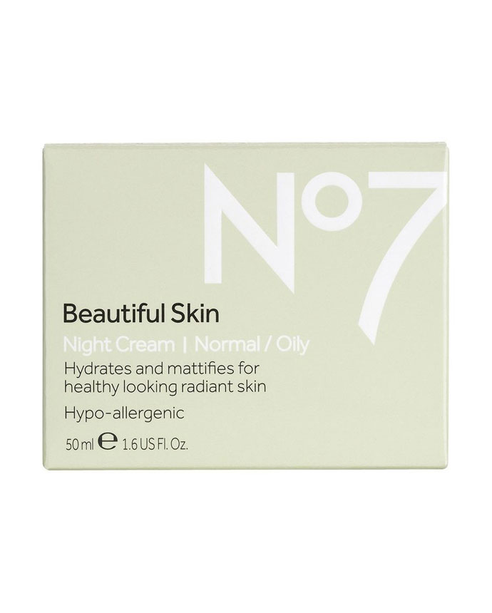 No7 Beautiful Skin Night Cream for Normal / Oily Skin 50ml