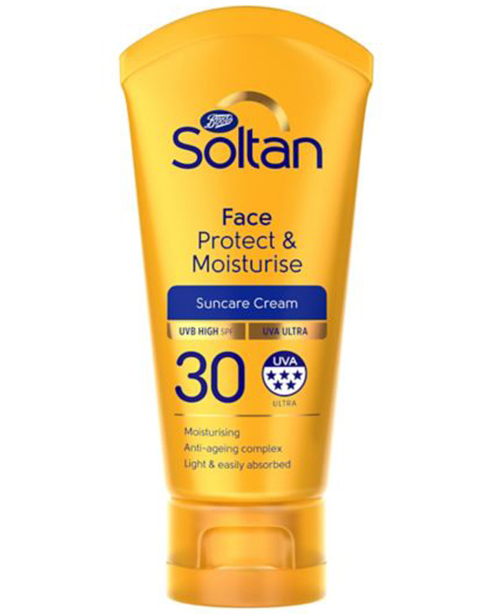 Boots Soltan Face Protect & Moisturise 30 50ml 