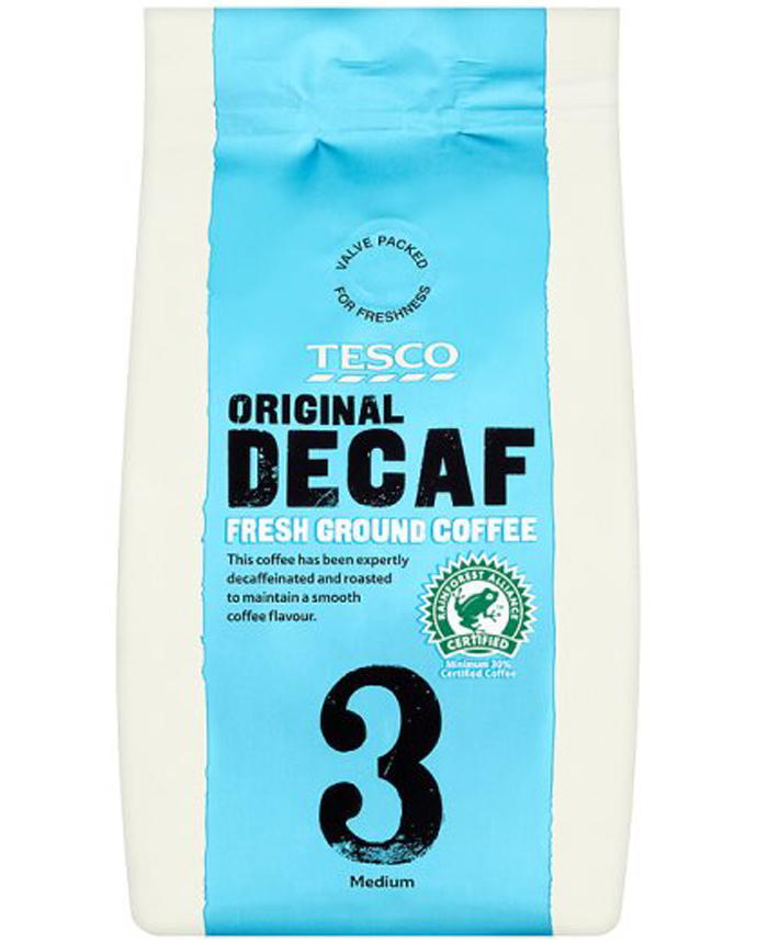 Tesco Coffee Original Decaf 3 Medium 227g 