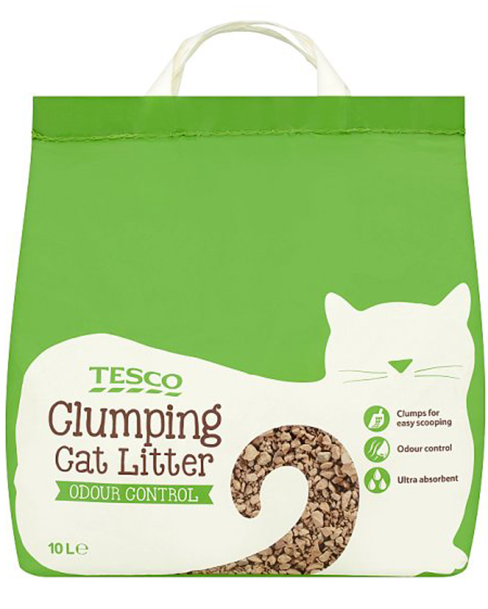 Tesco Cat Litter Clumping 10L 
