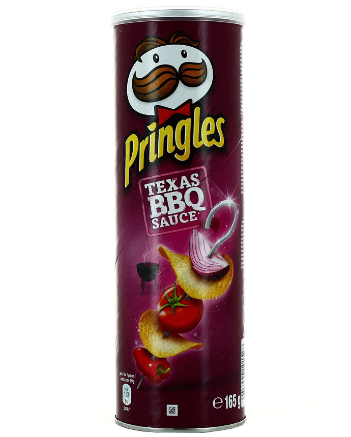 Pringles Crisps Texas BBQ Sauce 165g